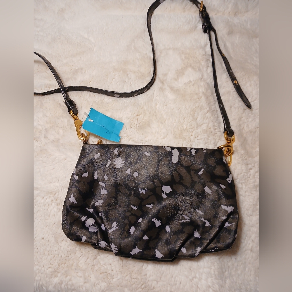Marc By Marc Jacobs Patterned Crossbody Bag with Gold Accents - Picture 5 of 16
